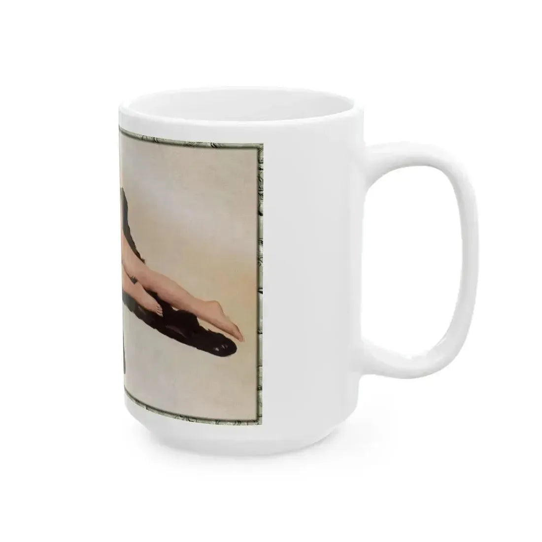 Adrienne Barbeau #50 - Topless (Vintage Female Icon) White Coffee Mug - Go Mug Yourself