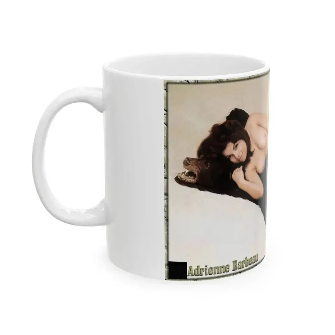 Adrienne Barbeau #50 - Topless (Vintage Female Icon) White Coffee Mug - Go Mug Yourself