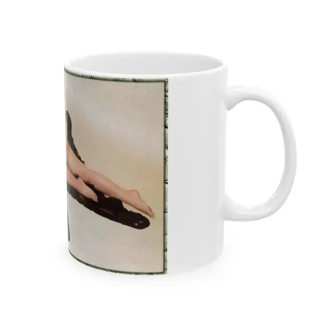 Adrienne Barbeau #50 - Topless (Vintage Female Icon) White Coffee Mug - Go Mug Yourself