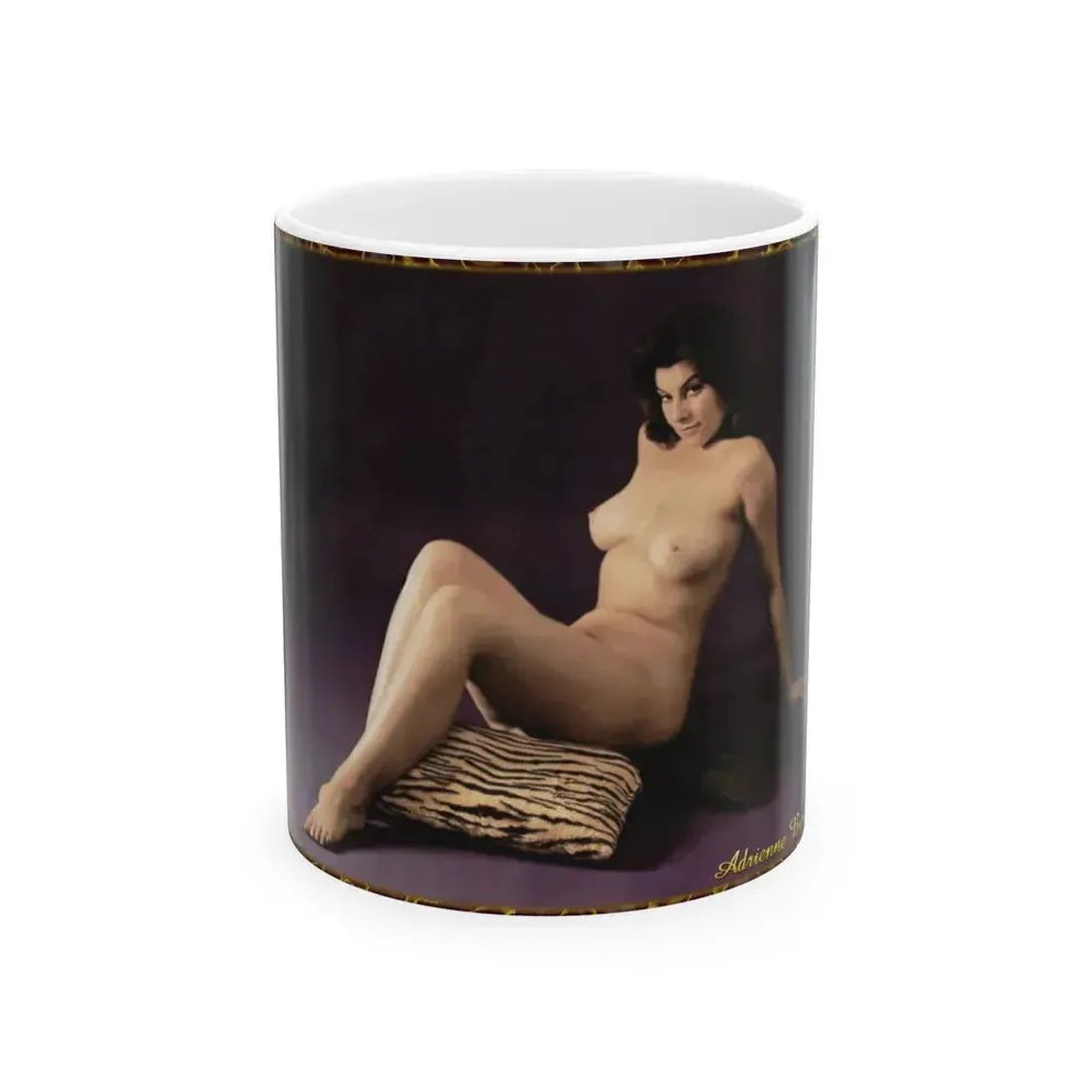 Adrienne Barbeau #55 - Nude (Vintage Female Icon) White Coffee Mug 11oz - Go Mug Yourself