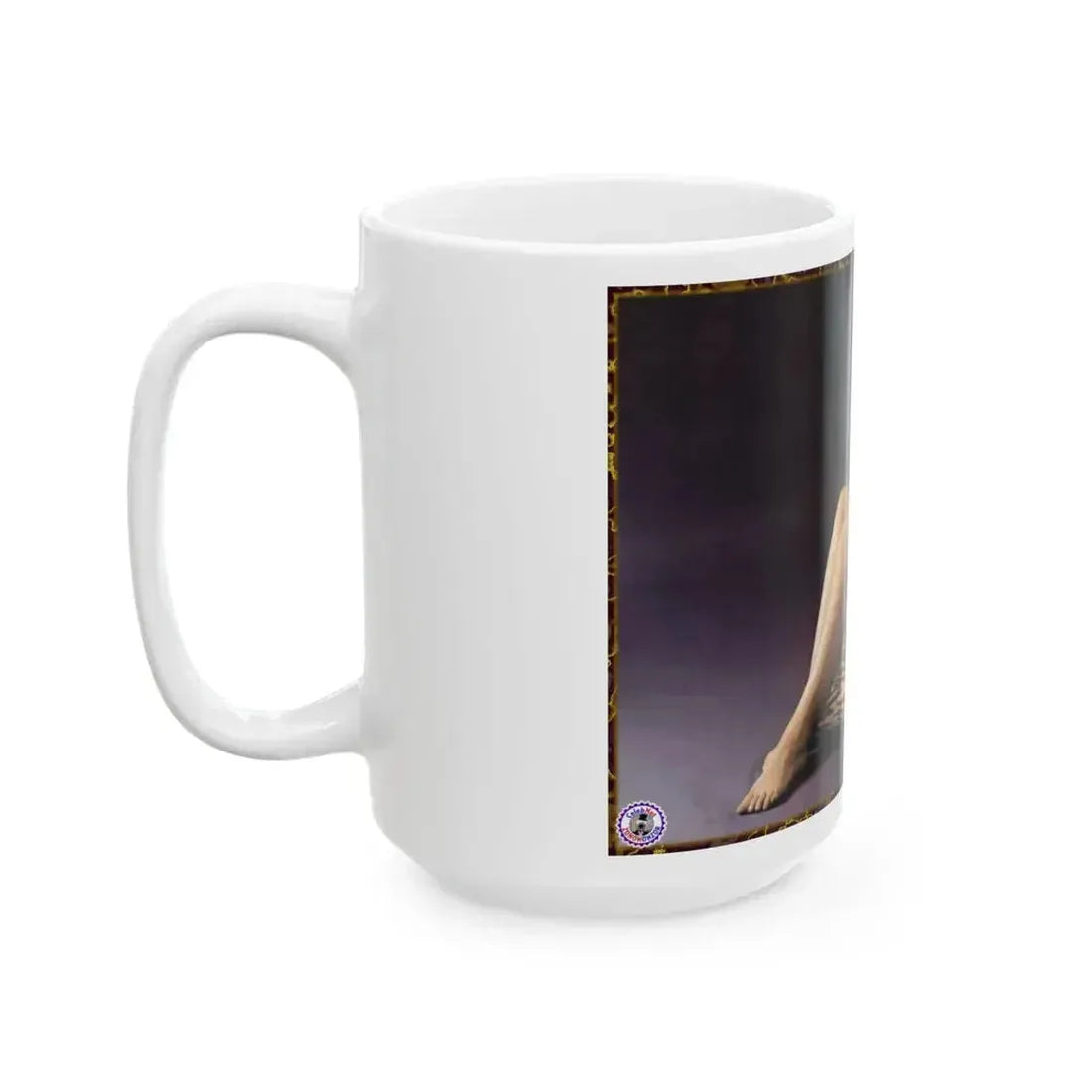 Adrienne Barbeau #55 - Nude (Vintage Female Icon) White Coffee Mug - Go Mug Yourself
