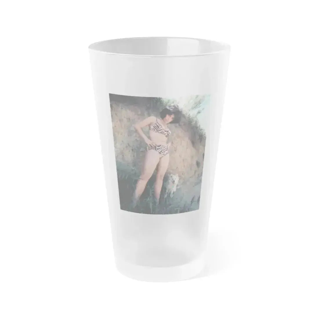 Adrienne Barbeau #56 (Vintage Female Icon) Frosted Pint Glass 16oz 16oz Frosted - Go Mug Yourself