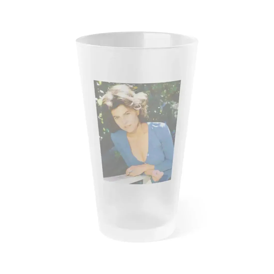 Adrienne Barbeau #58 (Vintage Female Icon) Frosted Pint Glass 16oz 16oz Frosted - Go Mug Yourself