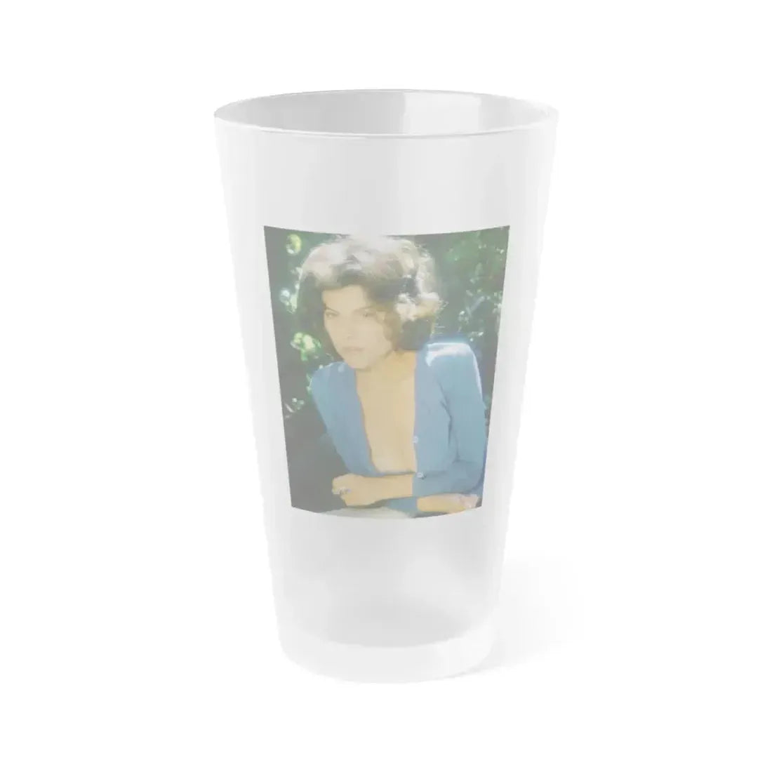 Adrienne Barbeau #59 (Vintage Female Icon) Frosted Pint Glass 16oz 16oz Frosted - Go Mug Yourself