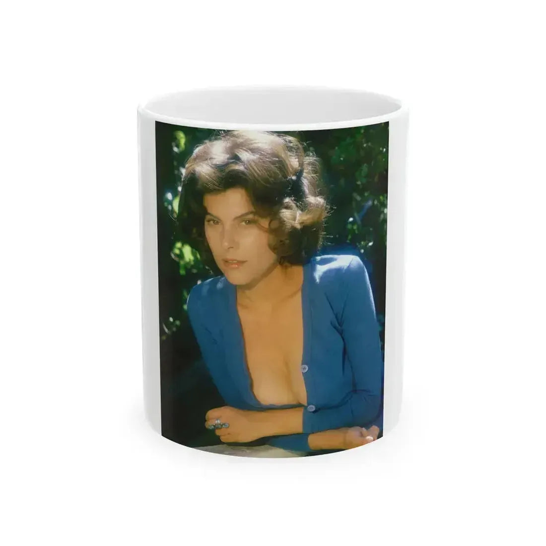 Adrienne Barbeau #59 (Vintage Female Icon) White Coffee Mug 11oz - Go Mug Yourself