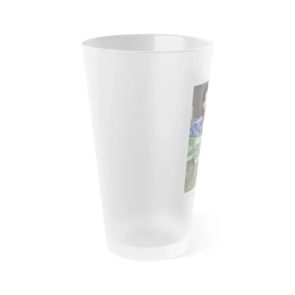 Adrienne Barbeau #65 (Vintage Female Icon) Frosted Pint Glass 16oz - Go Mug Yourself