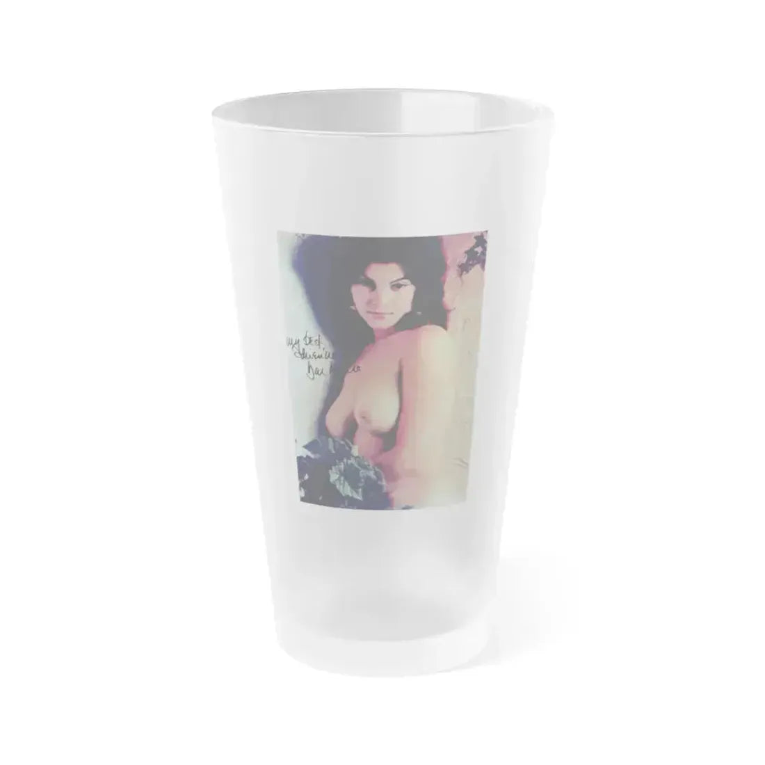 Adrienne Barbeau #67 (Vintage Female Icon) Frosted Pint Glass 16oz 16oz Frosted - Go Mug Yourself