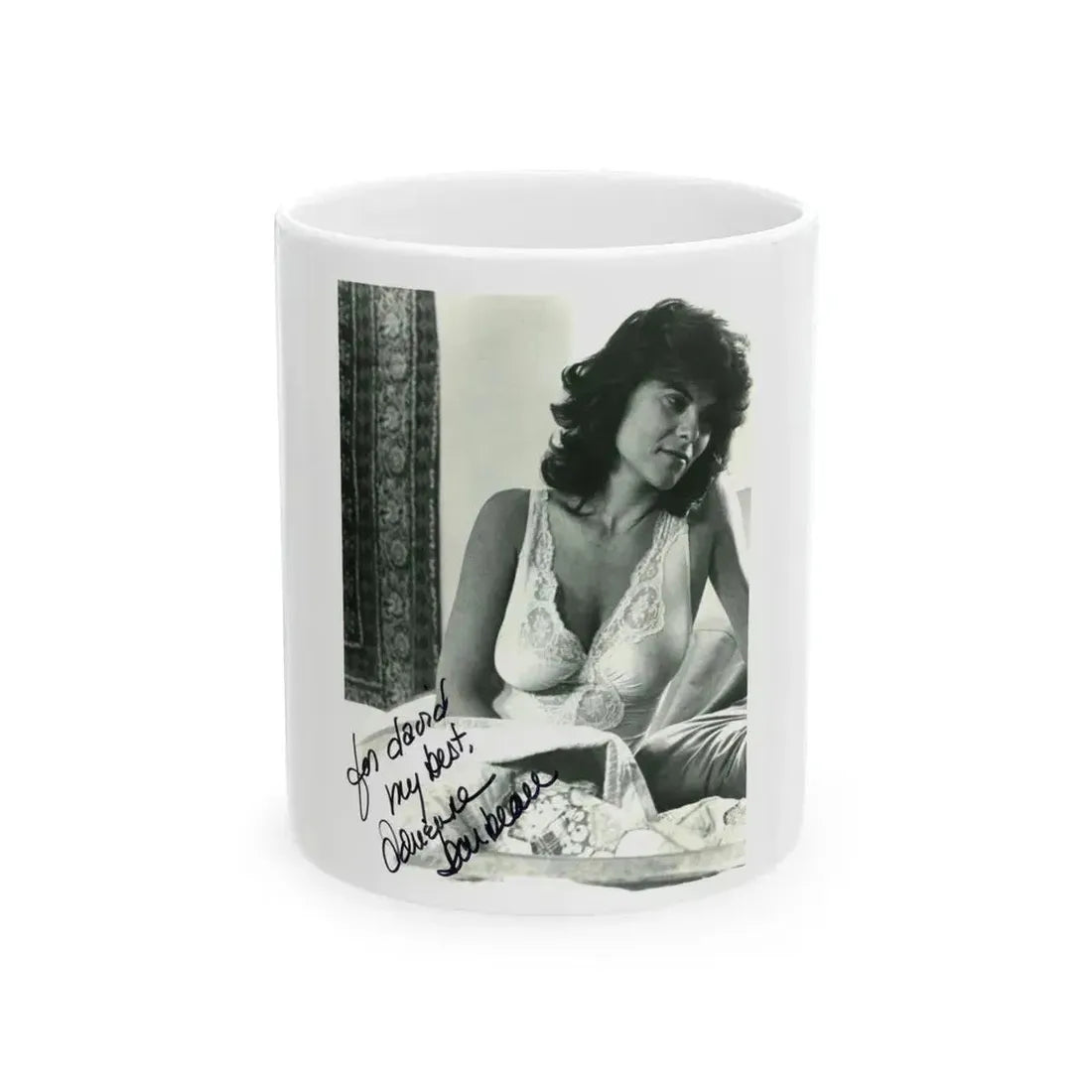 Adrienne Barbeau #69 (Vintage Female Icon) White Coffee Mug 11oz - Go Mug Yourself