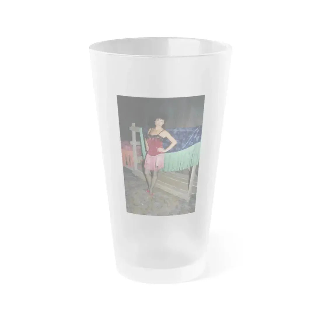 Adrienne Barbeau #70 (Vintage Female Icon) Frosted Pint Glass 16oz 16oz Frosted - Go Mug Yourself