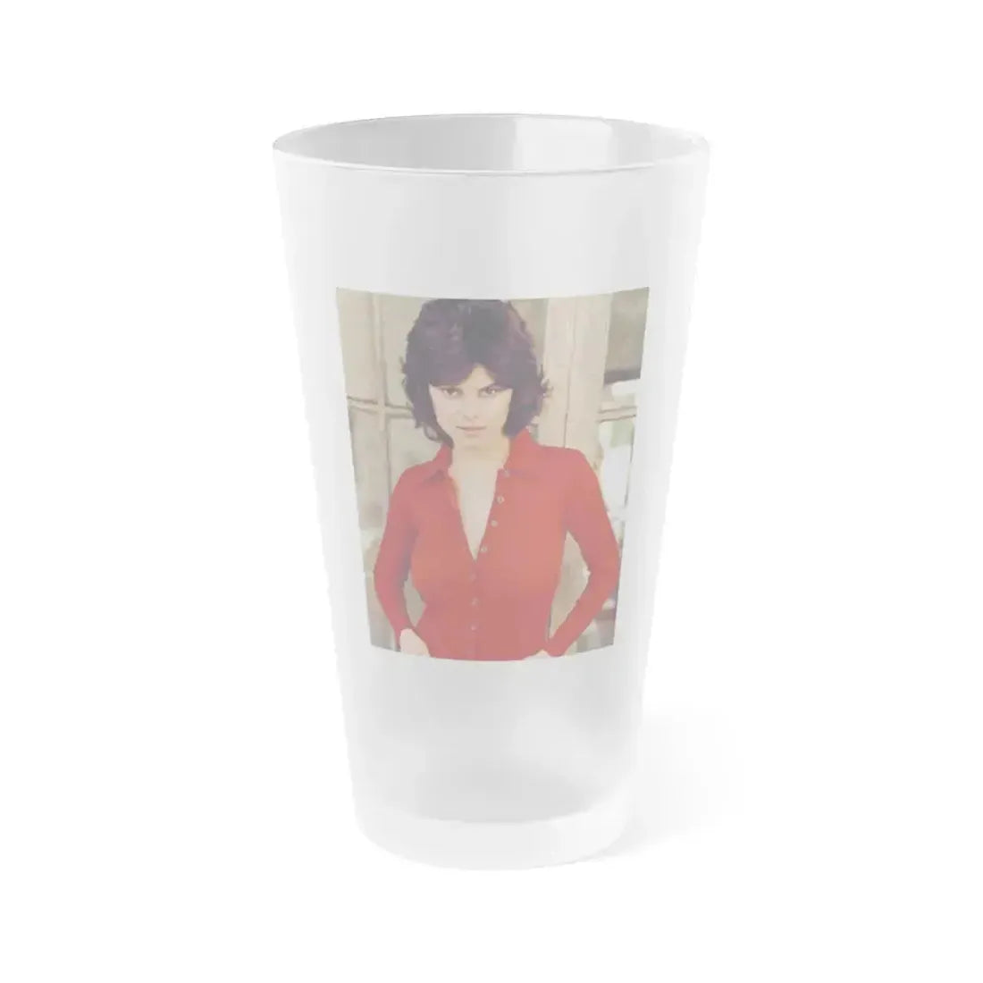 Adrienne Barbeau #74 (Vintage Female Icon) Frosted Pint Glass 16oz 16oz Frosted - Go Mug Yourself