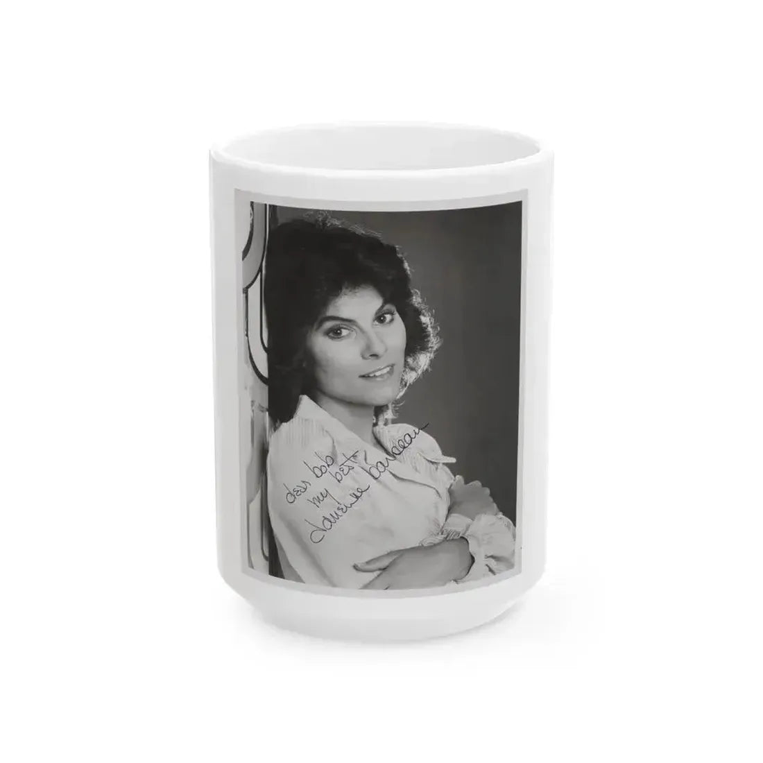 Adrienne Barbeau #76 (Vintage Female Icon) White Coffee Mug 15oz - Go Mug Yourself