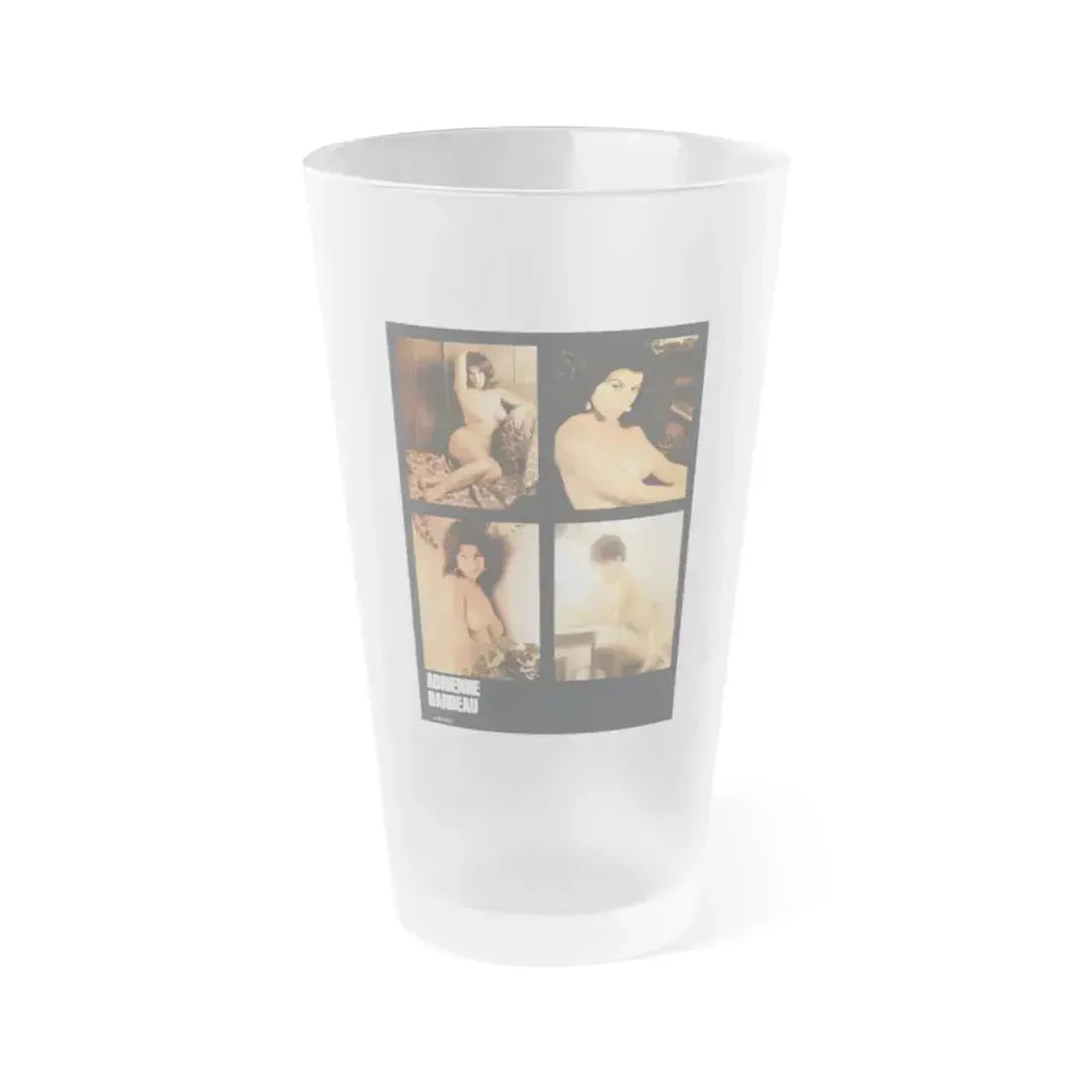 Adrienne Barbeau #83 - High Society Pictorial July '80 (Vintage Female Icon) Frosted Pint Glass 16oz 16oz Frosted - Go Mug Yourself