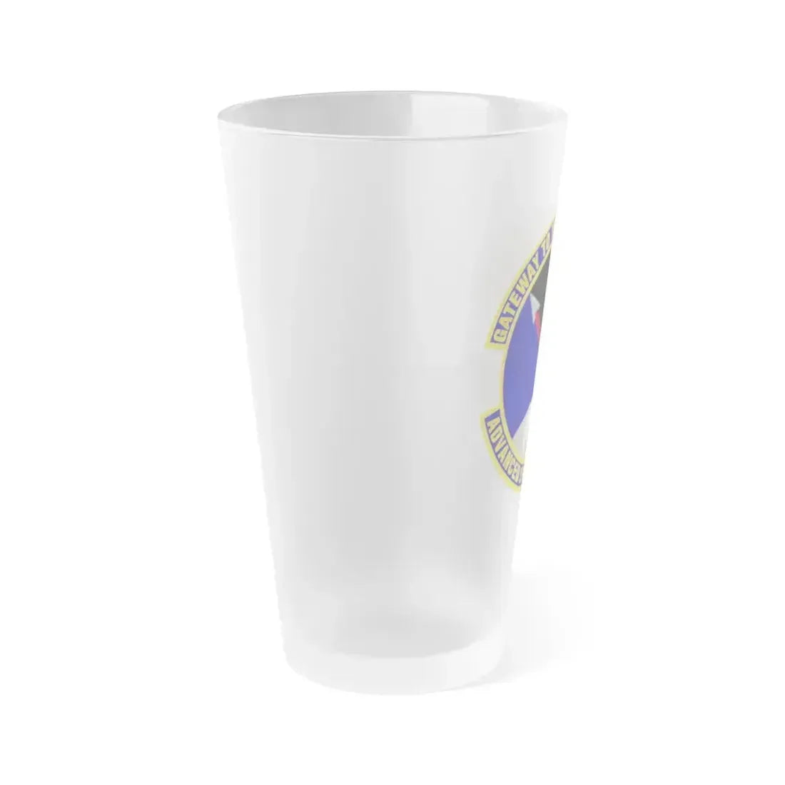 Advanced Space Operations School (U.S. Air Force) Frosted Pint Glass 16oz - Go Mug Yourself