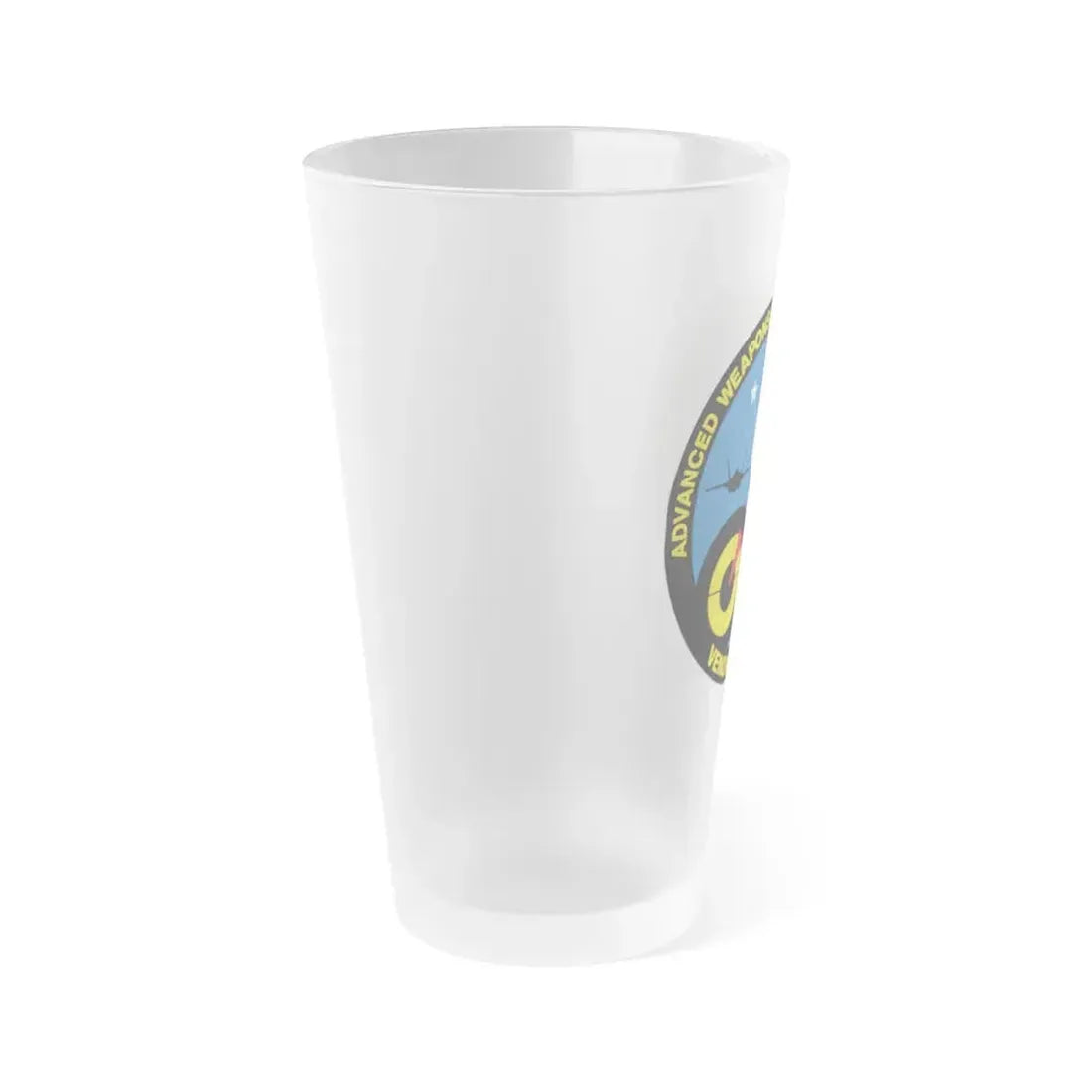 Advanced Weapons Simulation Tech Venom Ctrl (U.S. Air Force) Frosted Pint Glass 16oz - Go Mug Yourself