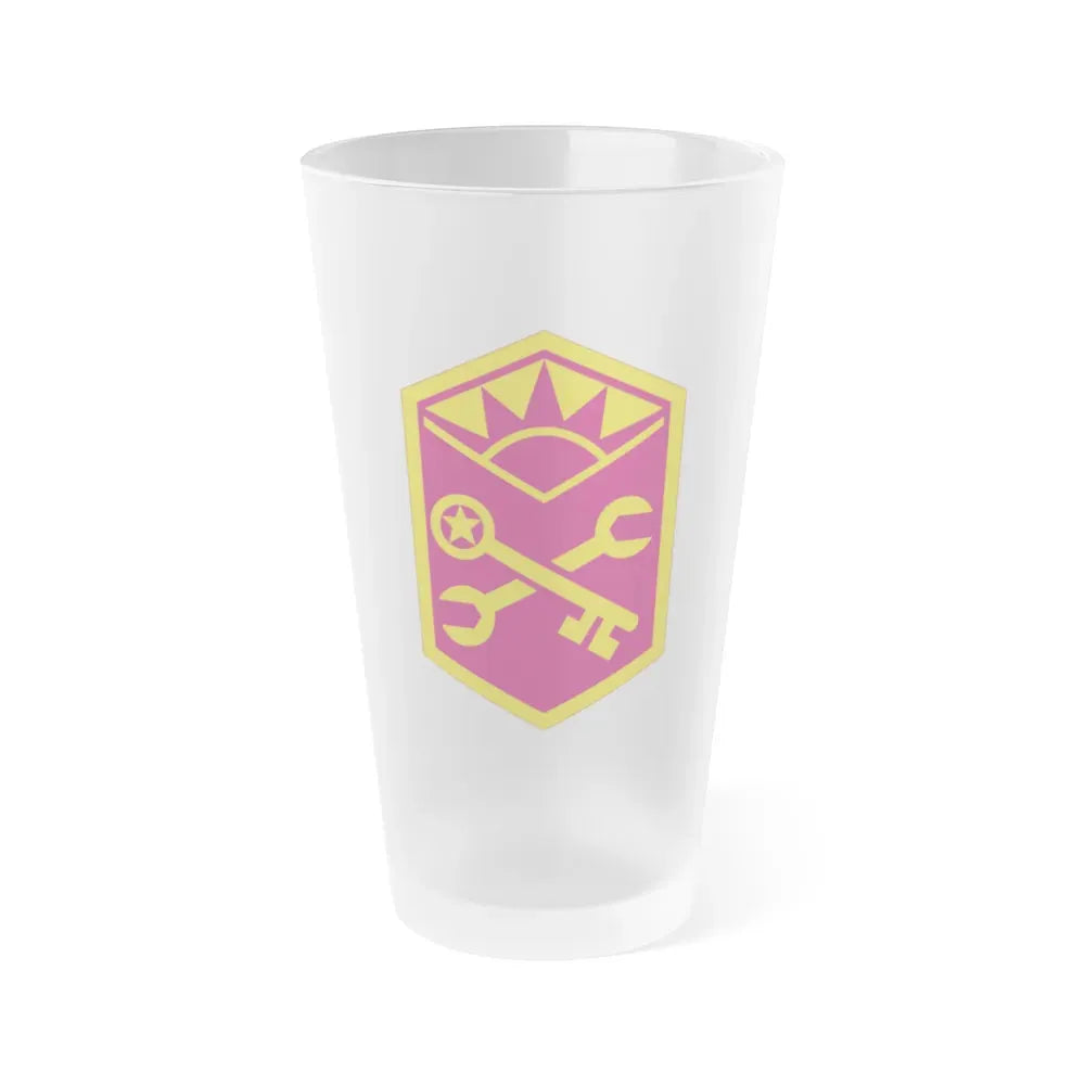 Advanced Weapons Support Command (U.S. Army) Frosted Pint Glass 16oz Default Title - Go Mug Yourself