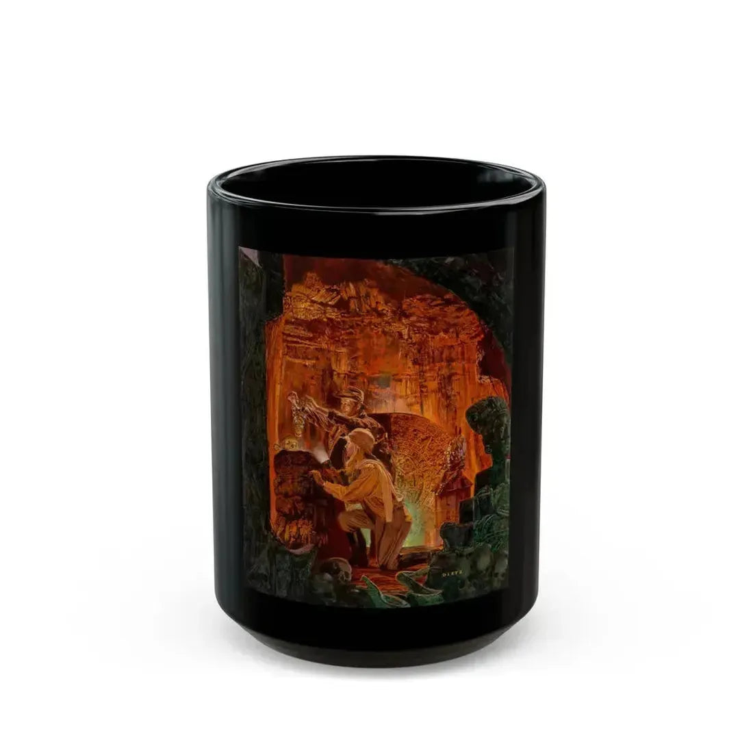 Adventure, Computer Game advertisement - Black Coffee Mug 15oz - Go Mug Yourself