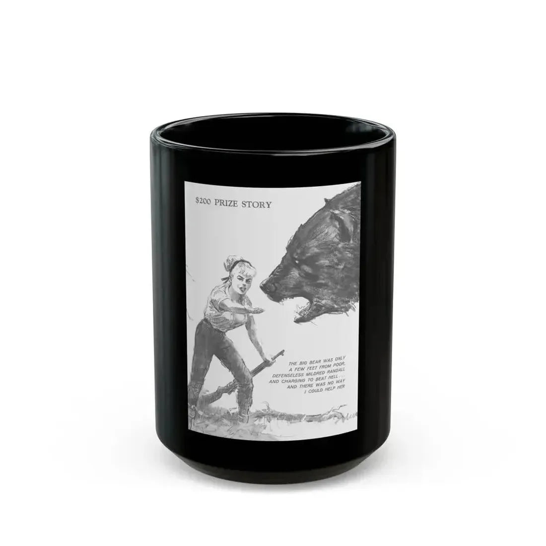 Adventure-June-1965 - Black Coffee Mug 15oz - Go Mug Yourself
