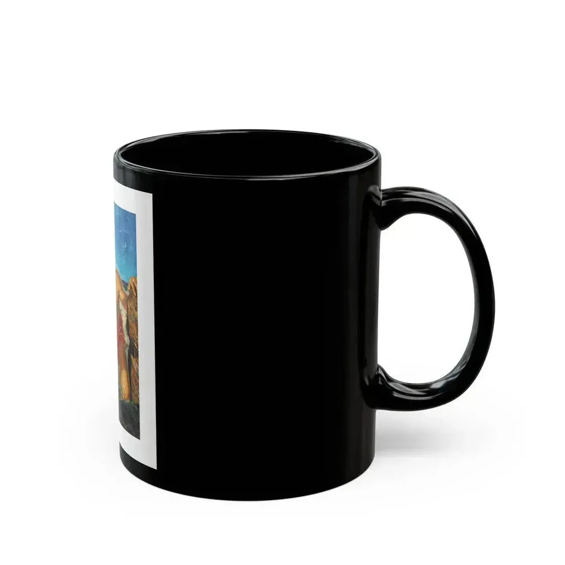 Adventure pulp magazine, cover art - Black Coffee Mug - Go Mug Yourself