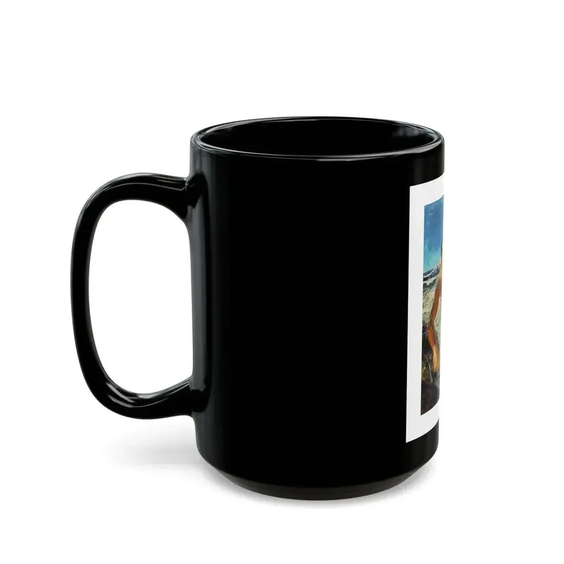 Adventure pulp magazine, cover art - Black Coffee Mug - Go Mug Yourself