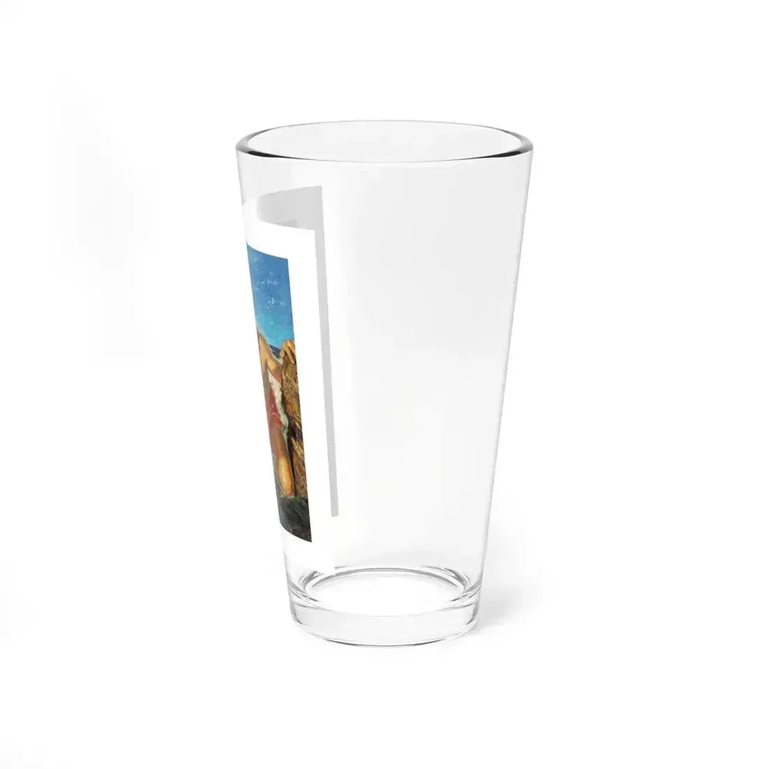Adventure pulp magazine, cover art (Magazine Illustration) Pint Glass 16oz - Go Mug Yourself