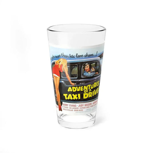 ADVENTURES OF A TAXI DRIVER 1976 Movie Poster - Pint Glass 16oz 16oz - Go Mug Yourself