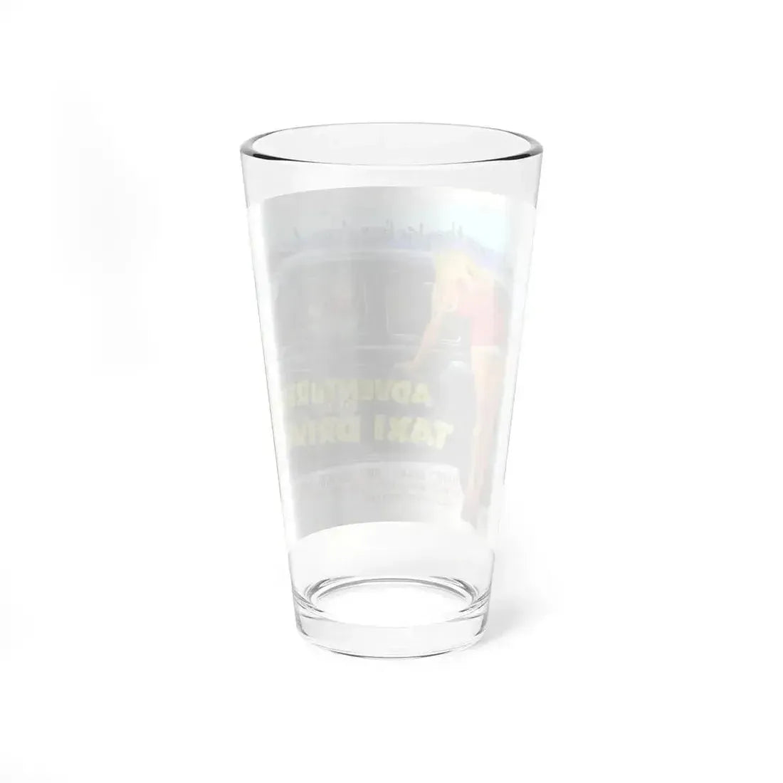 ADVENTURES OF A TAXI DRIVER 1976 Movie Poster - Pint Glass 16oz - Go Mug Yourself
