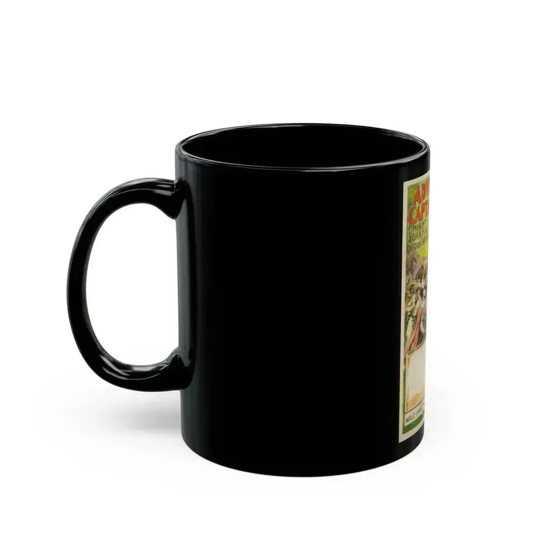 Adventures of Captain Africa, Movie Poster Preliminary (Columbia, 1955) - Black Coffee Mug - Go Mug Yourself
