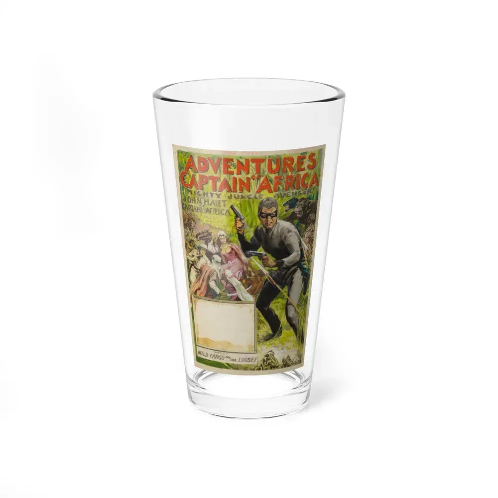 Adventures of Captain Africa, Movie Poster Preliminary (Columbia, 1955) (Magazine Illustration) Pint Glass 16oz 16oz - Go Mug Yourself