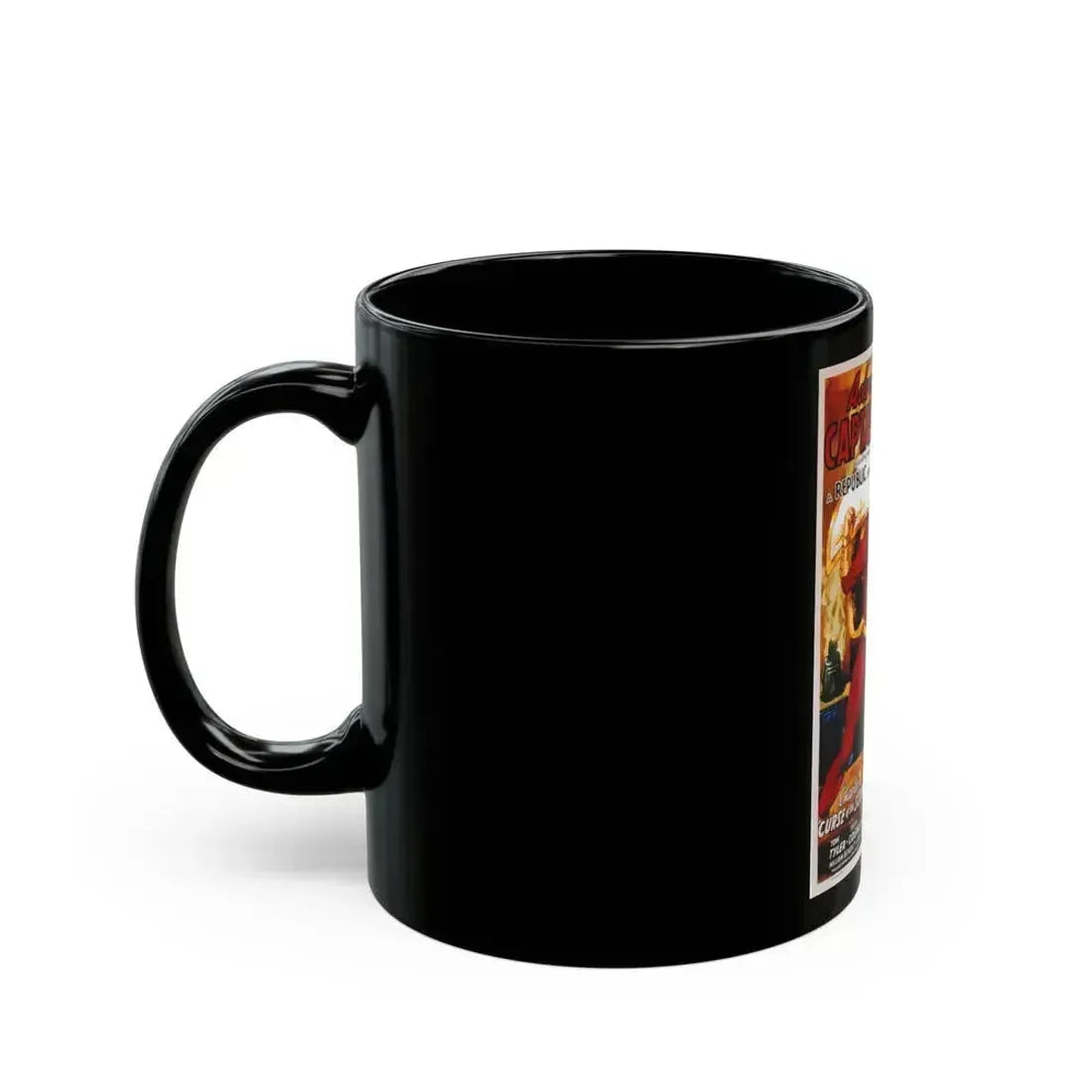 ADVENTURES OF CAPTAIN MARVEL 1941 Movie Poster - Black Coffee Mug - Go Mug Yourself