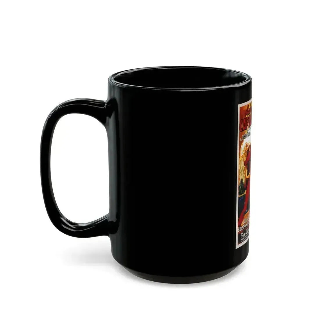 ADVENTURES OF CAPTAIN MARVEL 1941 Movie Poster - Black Coffee Mug - Go Mug Yourself
