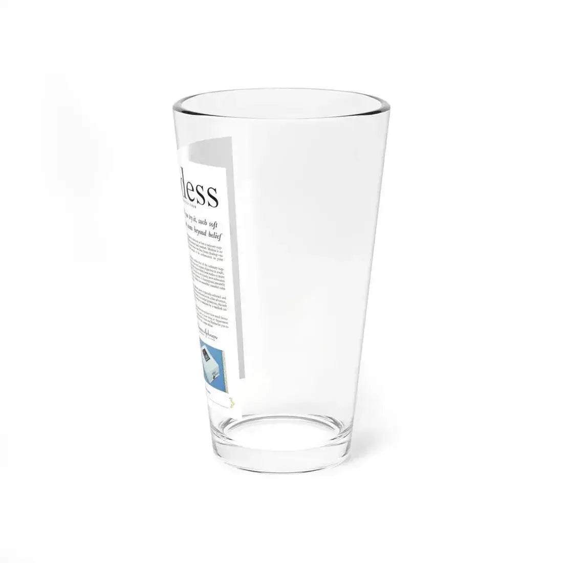 Advertisement for Modess, Good Housekeeping, November 1928 (Magazine Illustration) Pint Glass 16oz - Go Mug Yourself