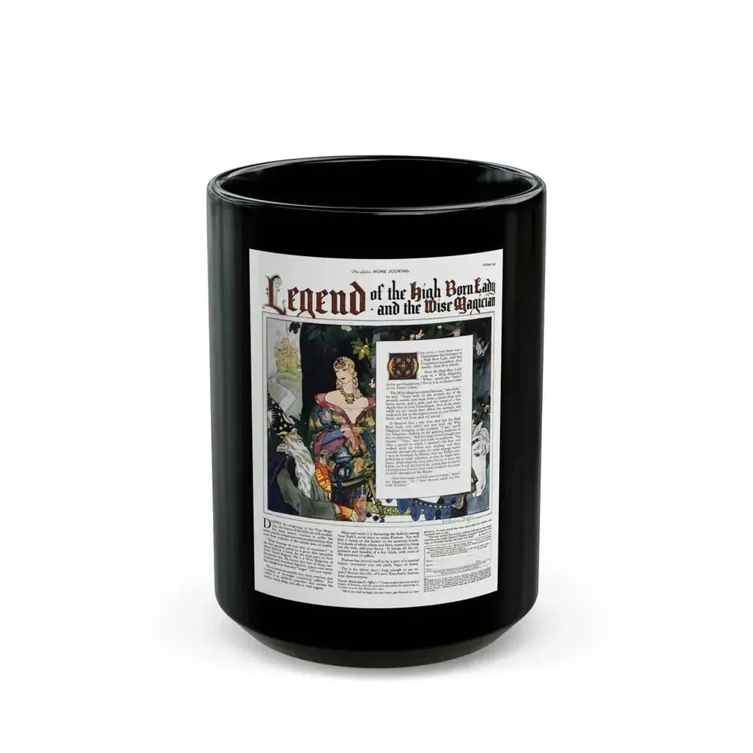 Advertisement for Postum, Ladies' Home Journal, October 1926 - Black Coffee Mug 15oz - Go Mug Yourself