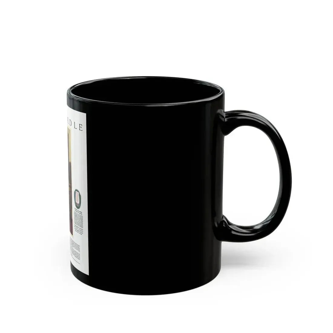 Advertisement for Treo-Girdle, Harper's Bazaar, April 1923 - Black Coffee Mug - Go Mug Yourself