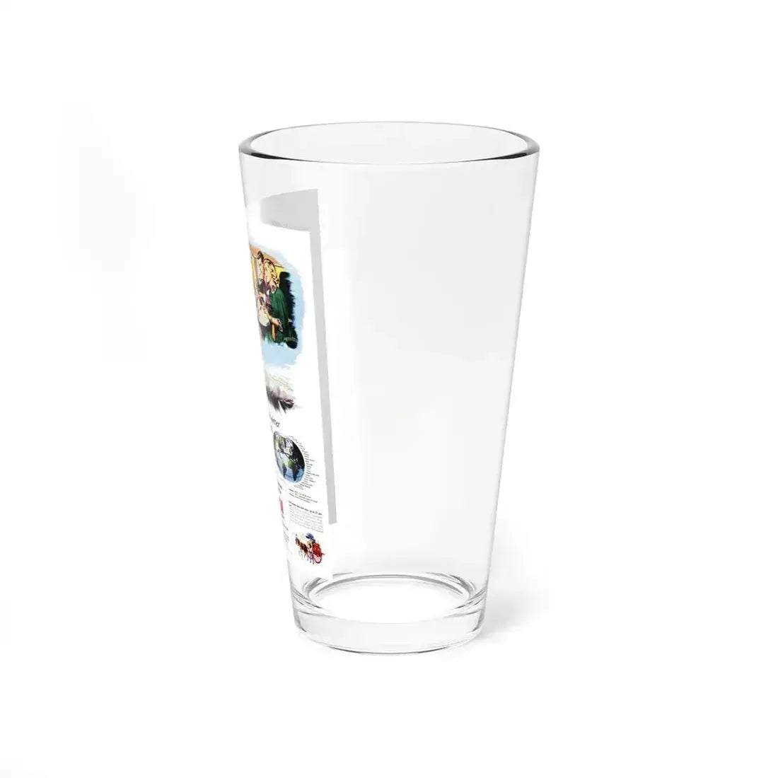 Advertisement for TWA, Saturday Evening Post, November 5, 1949 (Magazine Illustration) Pint Glass 16oz - Go Mug Yourself