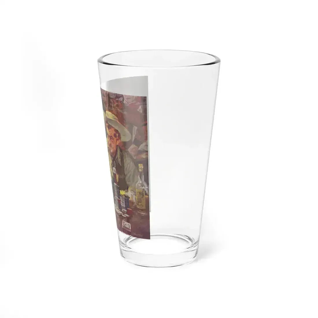 Advertisement illustration (Magazine Illustration) Pint Glass 16oz - Go Mug Yourself
