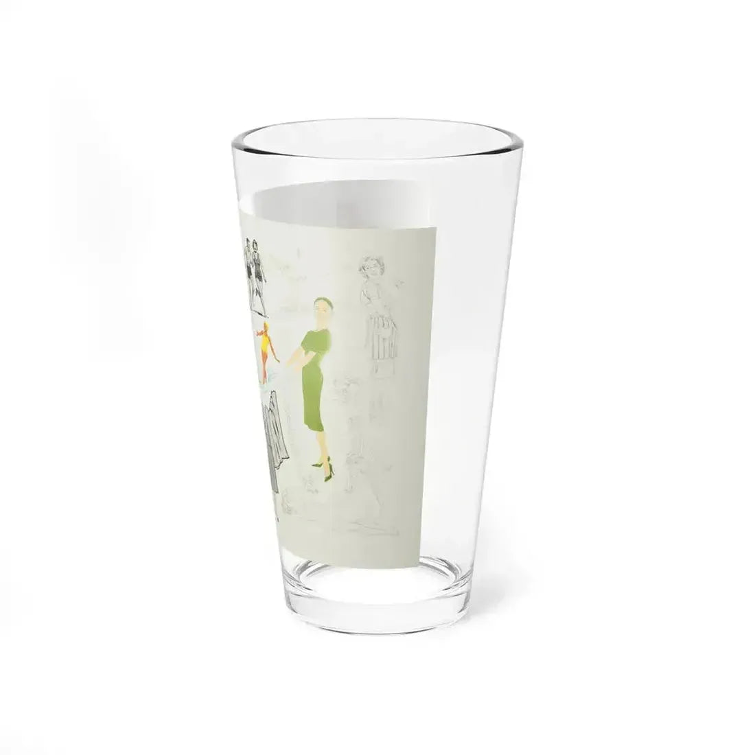 Advertisement Illustrations (Magazine Illustration) Pint Glass 16oz - Go Mug Yourself