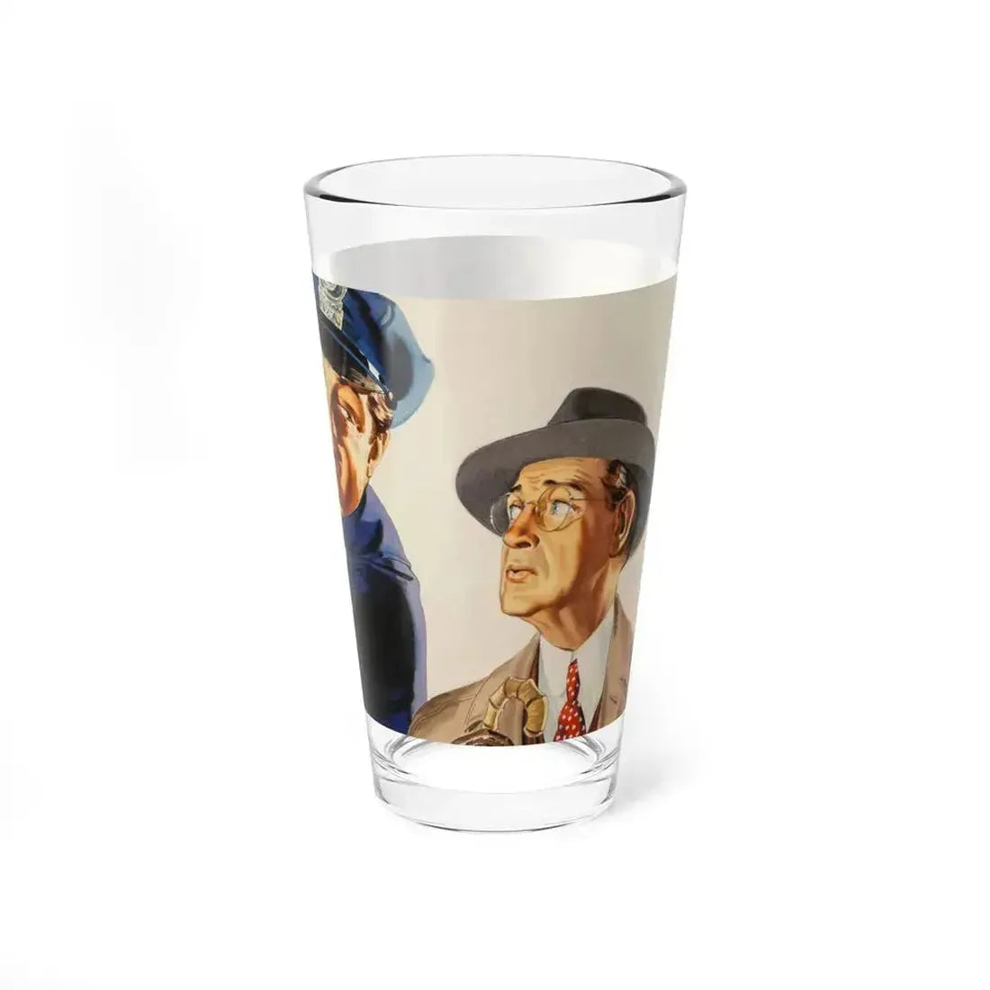 Advertising illustration (Magazine Illustration) Pint Glass 16oz - Go Mug Yourself