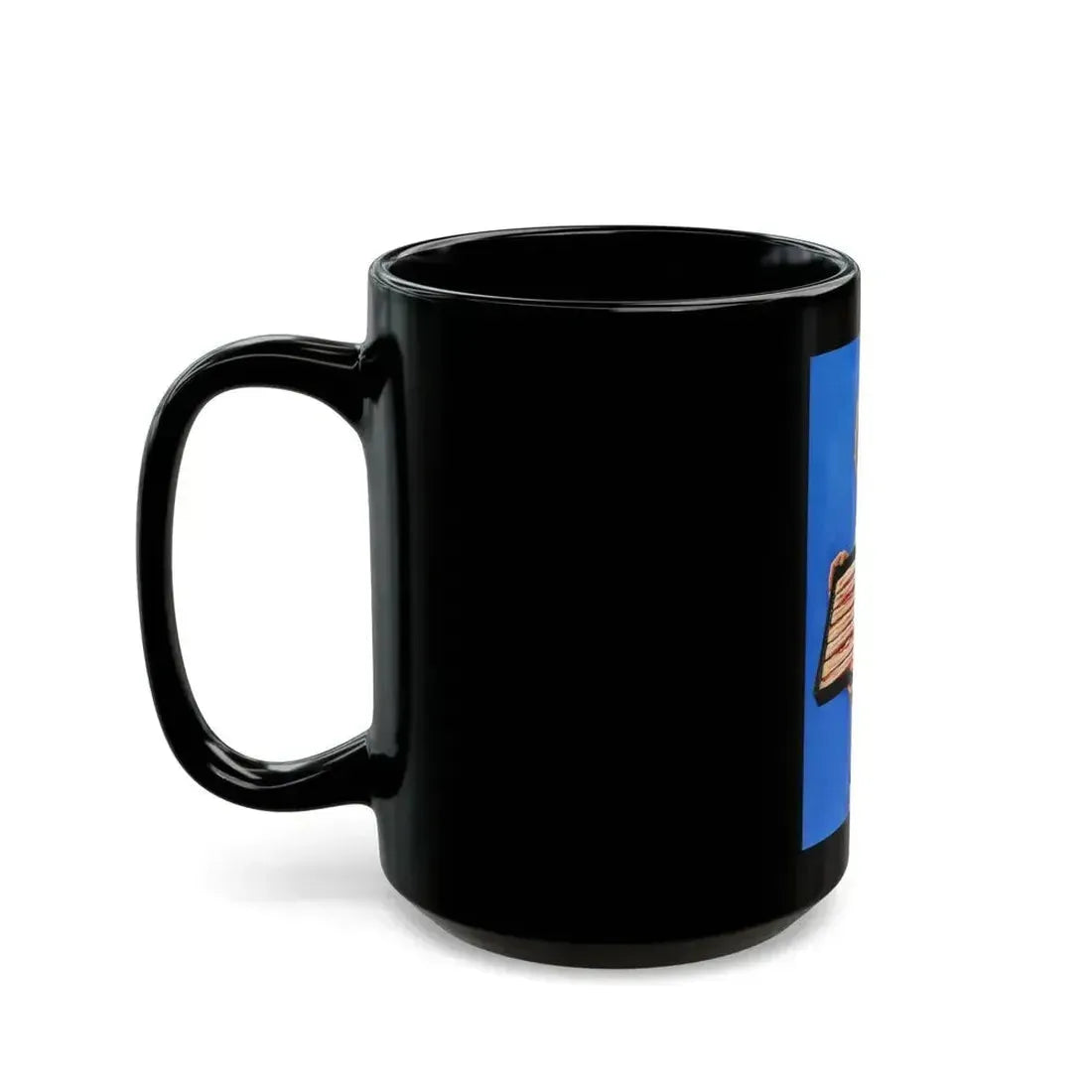 Advertising Illustration, probably for Armour's Bacon - Black Coffee Mug - Go Mug Yourself