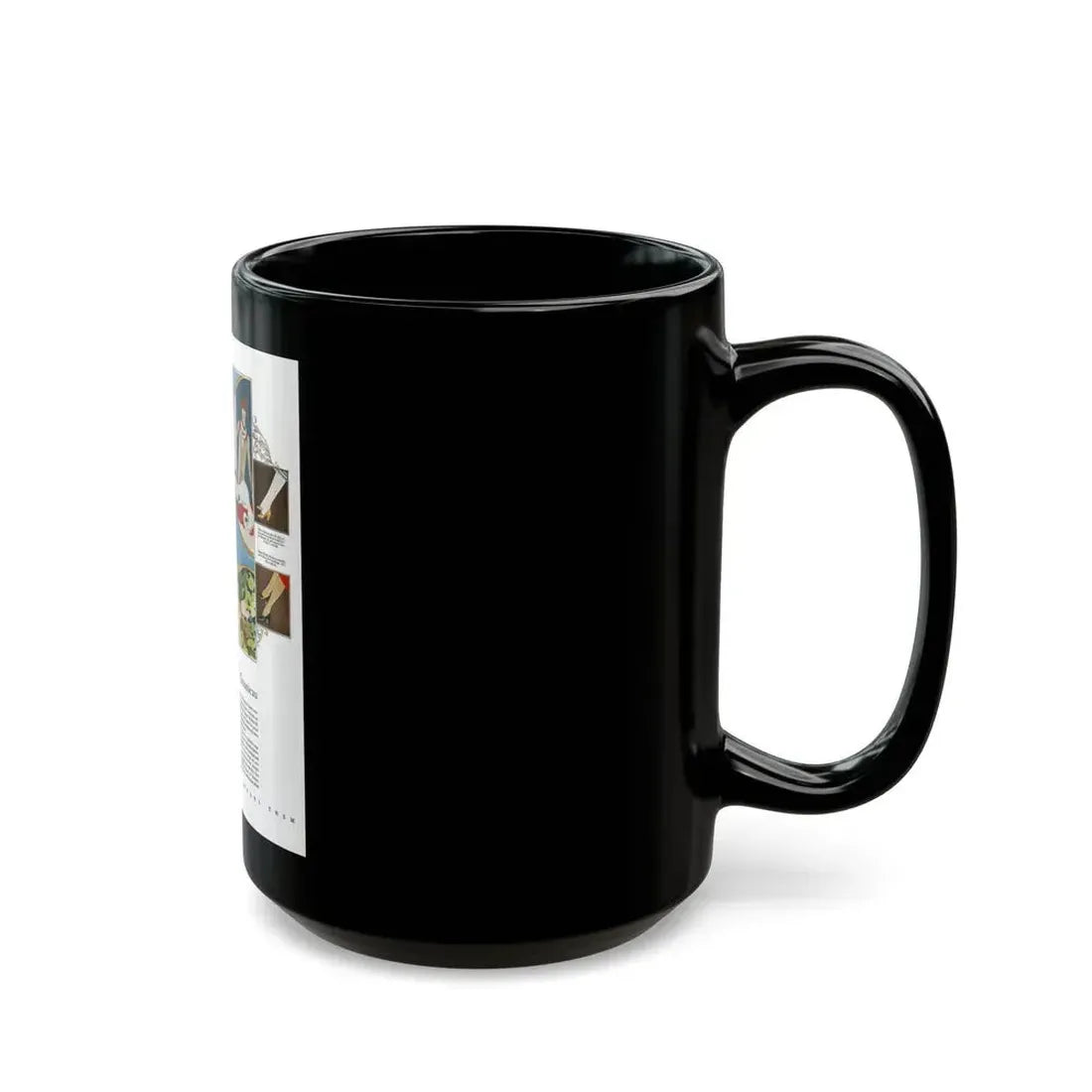 Advertisment for McCallum Hosiery, Harper's Bazaar, June 1926 - Black Coffee Mug - Go Mug Yourself
