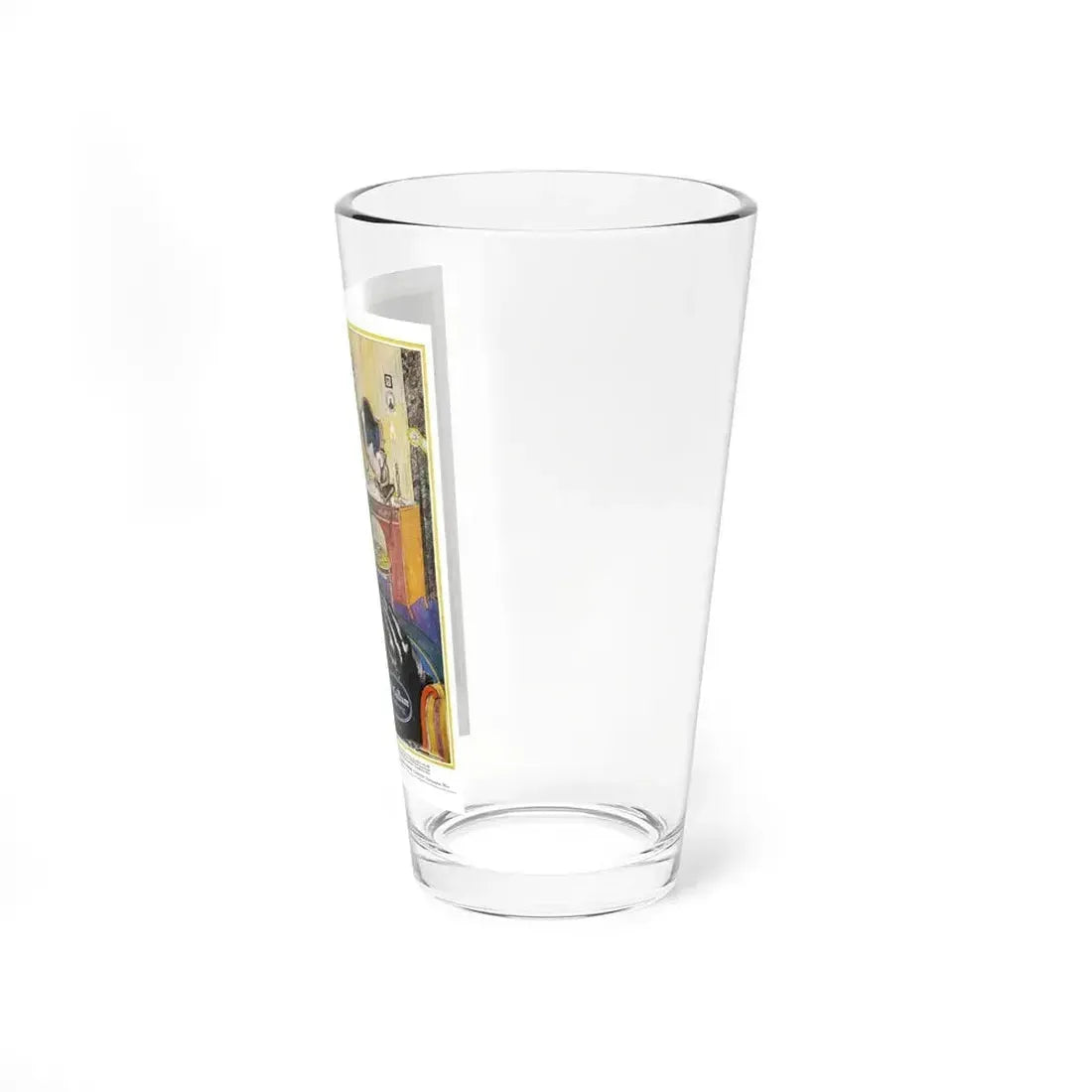 Advertisment for McCallum Hosiery, Harper's Bazaar, May 1922 (Magazine Illustration) Pint Glass 16oz - Go Mug Yourself