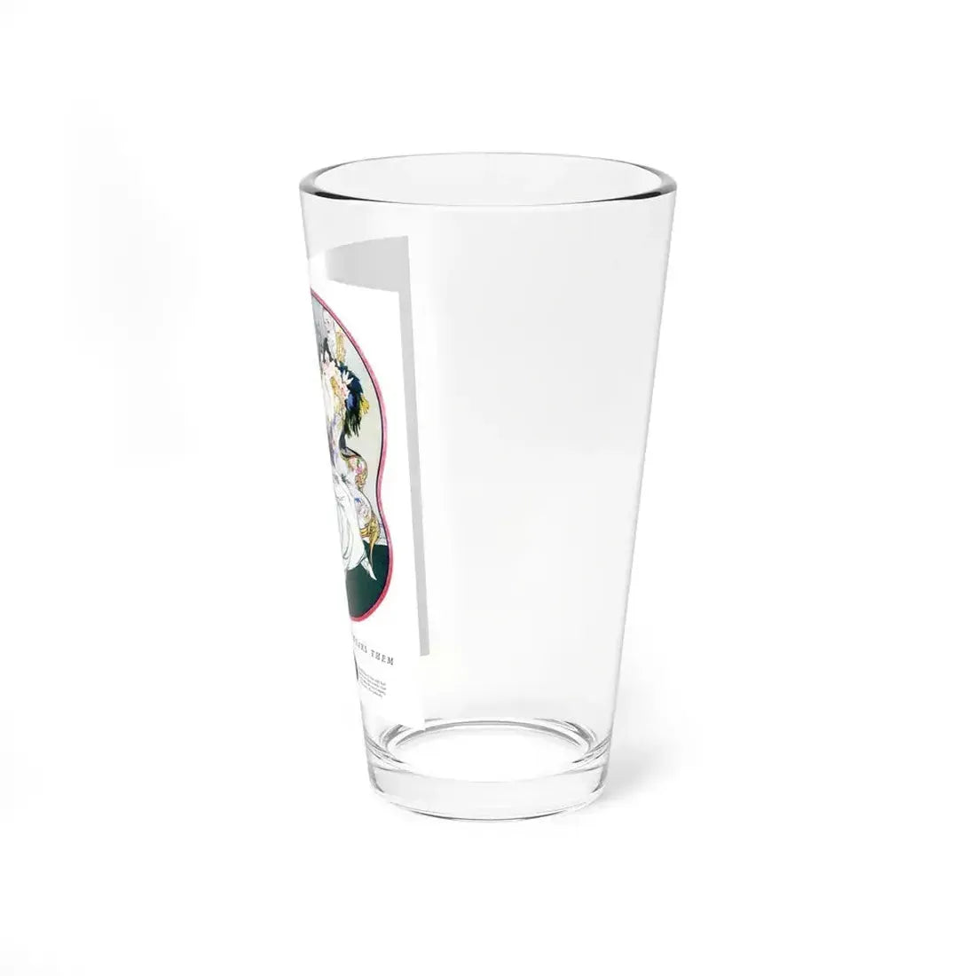 Advertisment for McCallum Hosiery, Harper's Bazaar, October 1924 (Magazine Illustration) Pint Glass 16oz - Go Mug Yourself