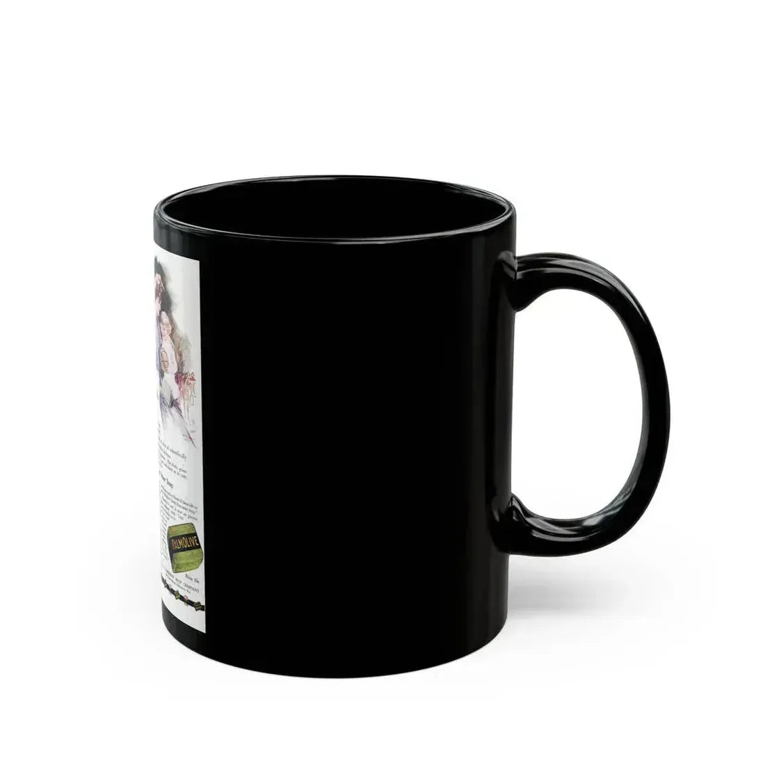 Advertisment for Palmolive, Vogue, June 15, 1912 (2) - Black Coffee Mug - Go Mug Yourself