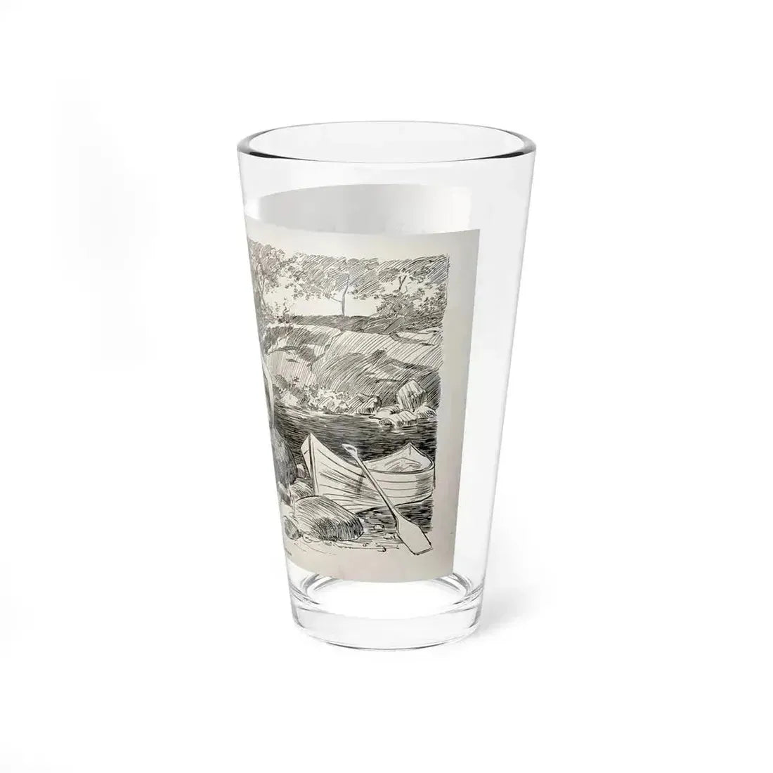 Advice to Students, Life magazine, July 12, 1900 (Magazine Illustration) Pint Glass 16oz - Go Mug Yourself