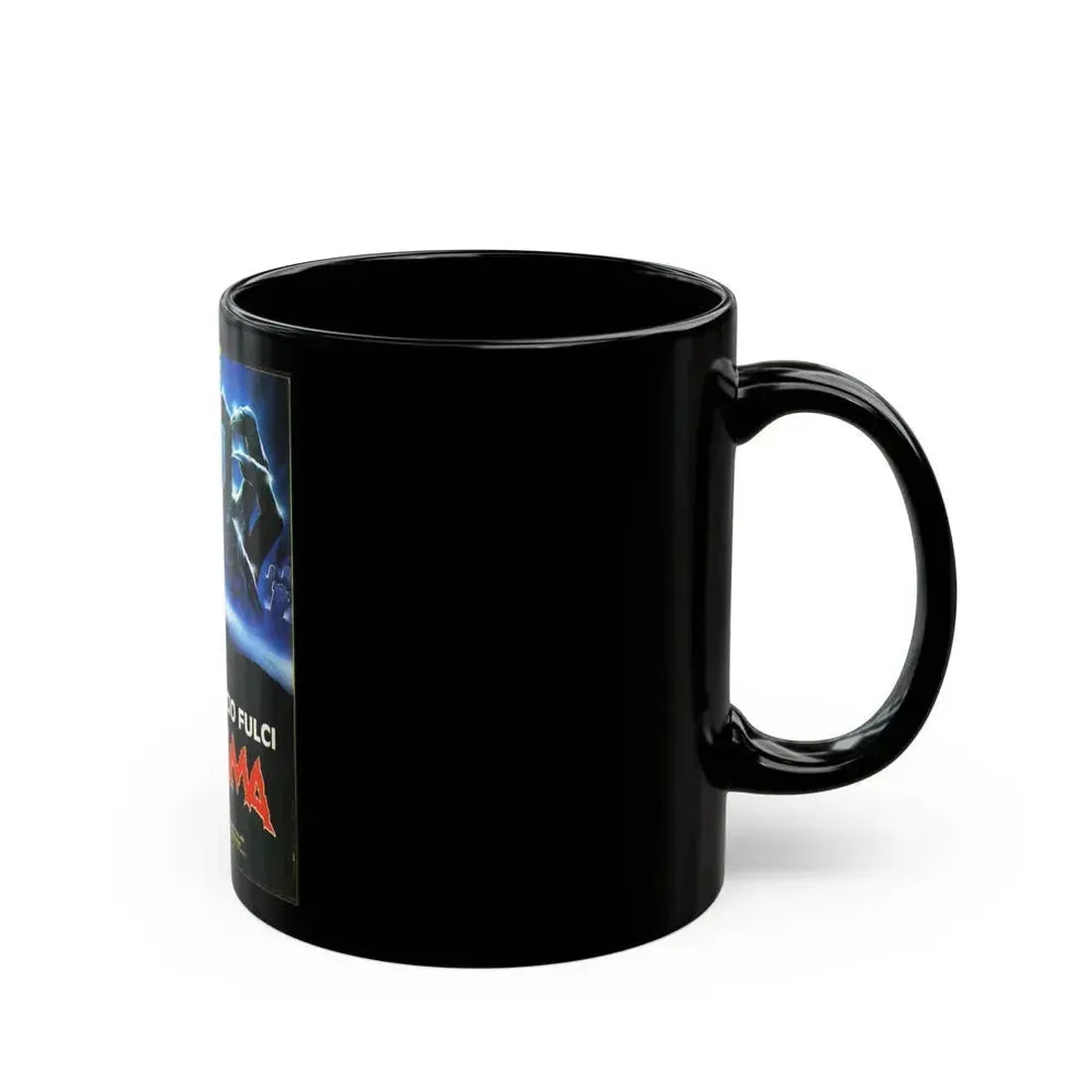 AENIGMA 1987 Movie Poster - Black Coffee Mug - Go Mug Yourself