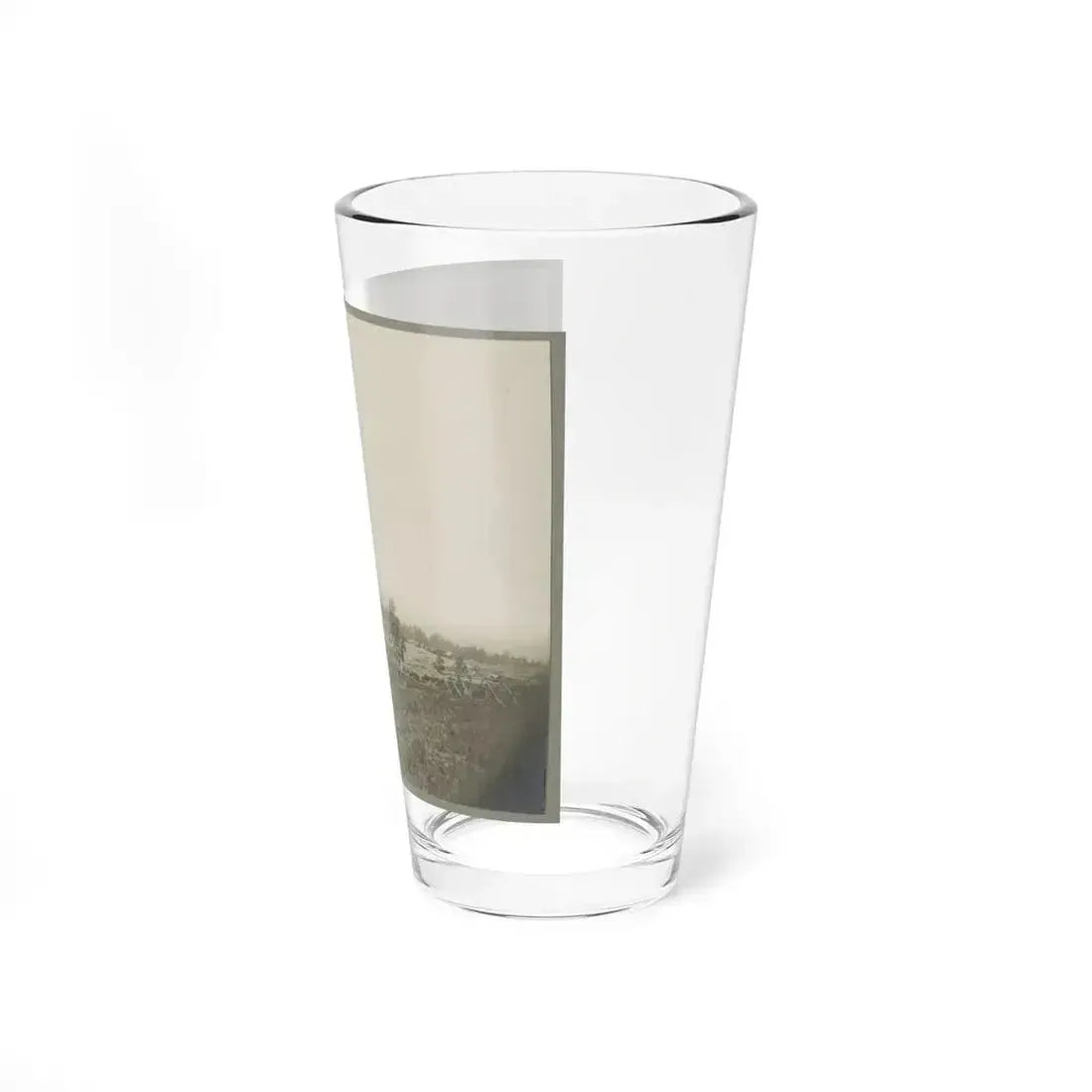 Aerial View Of A Camp In The Distance (U.S. Civil War) Pint Glass 16oz - Go Mug Yourself