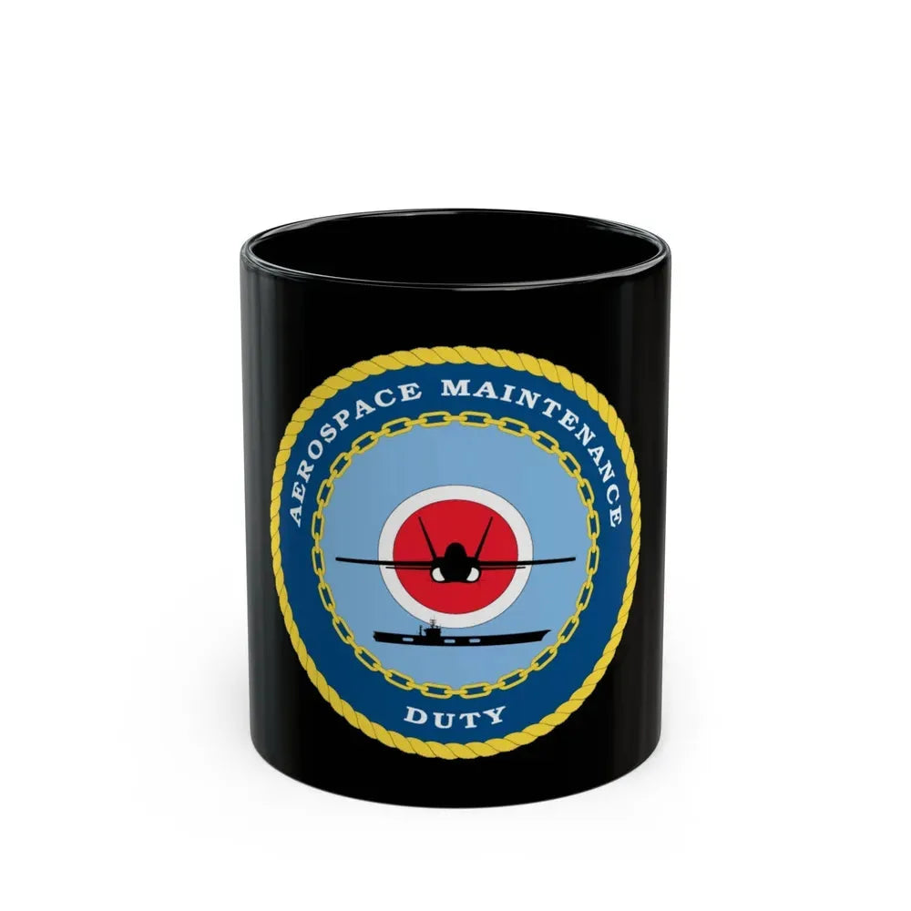 Aerospace Maintenance Duty (U.S. Navy) Black Coffee Mug 11oz - Go Mug Yourself