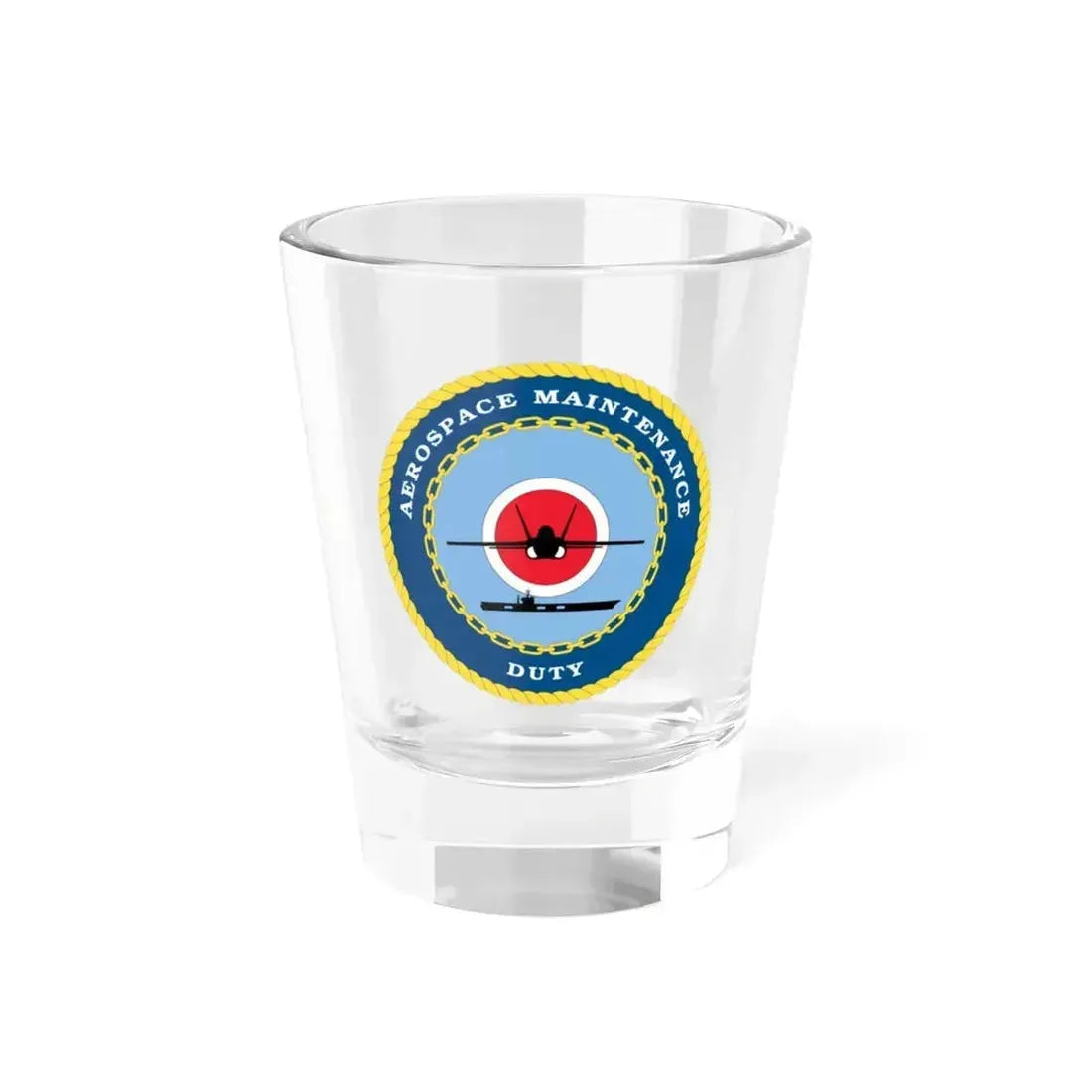 Aerospace Maintenance Duty (U.S. Navy) Shot Glass 1.5oz 1.5oz - Go Mug Yourself