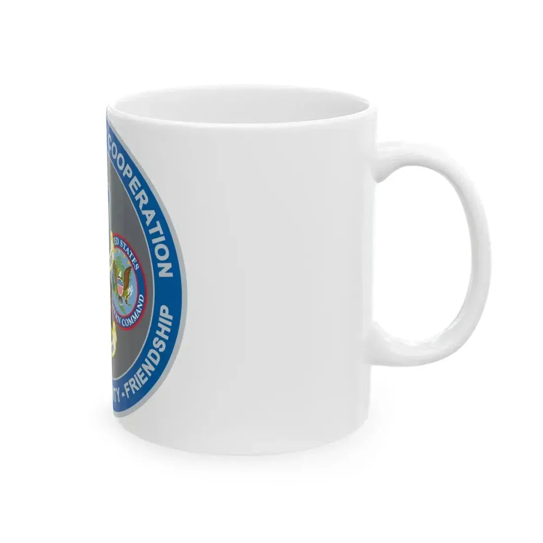 AF North TSC Theater Security Cooperation (U.S. Air Force) White Coffee Mug - Go Mug Yourself