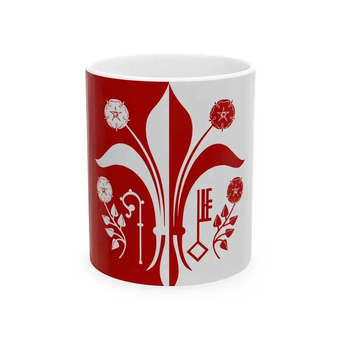 Affligem vlag (Belgium) White Coffee Mug 11oz - Go Mug Yourself