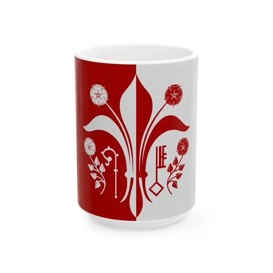 Affligem vlag (Belgium) White Coffee Mug 15oz - Go Mug Yourself